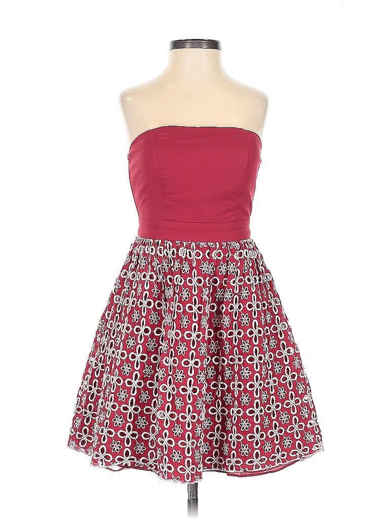 Pre-owned Minuet Cocktail Dress In Burgundy