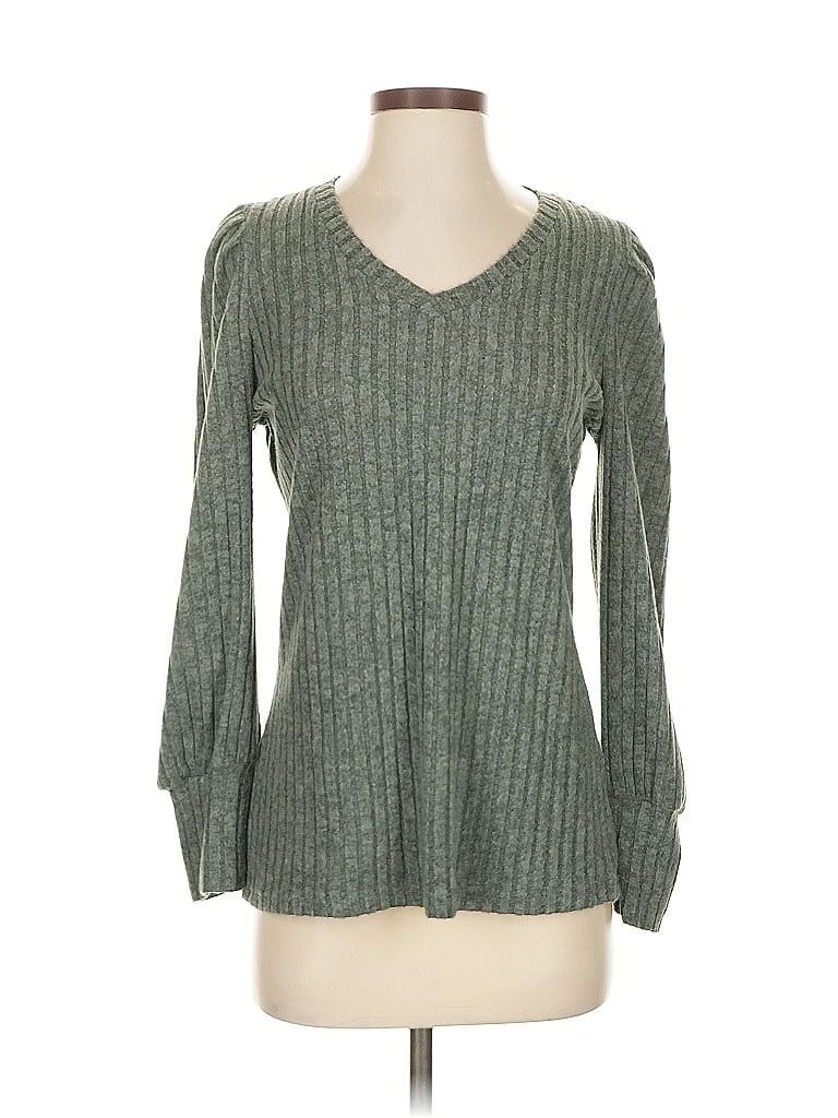 Pre-owned Unbranded Pullover Sweater In Green
