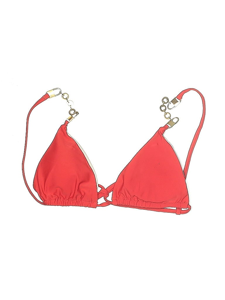 Pre-owned Unbranded Swimsuit Top Red Swimwear