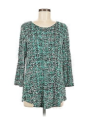 Jm Collection 3/4 Sleeve Blouse