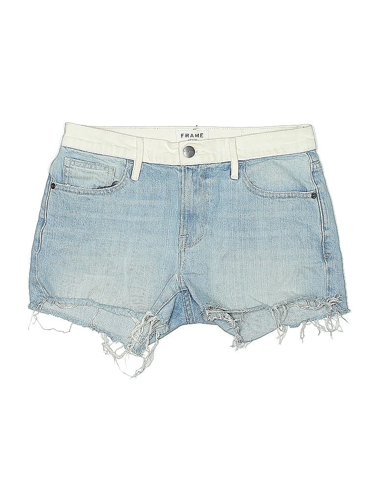 Pre-owned Frame Denim Shorts In Blue