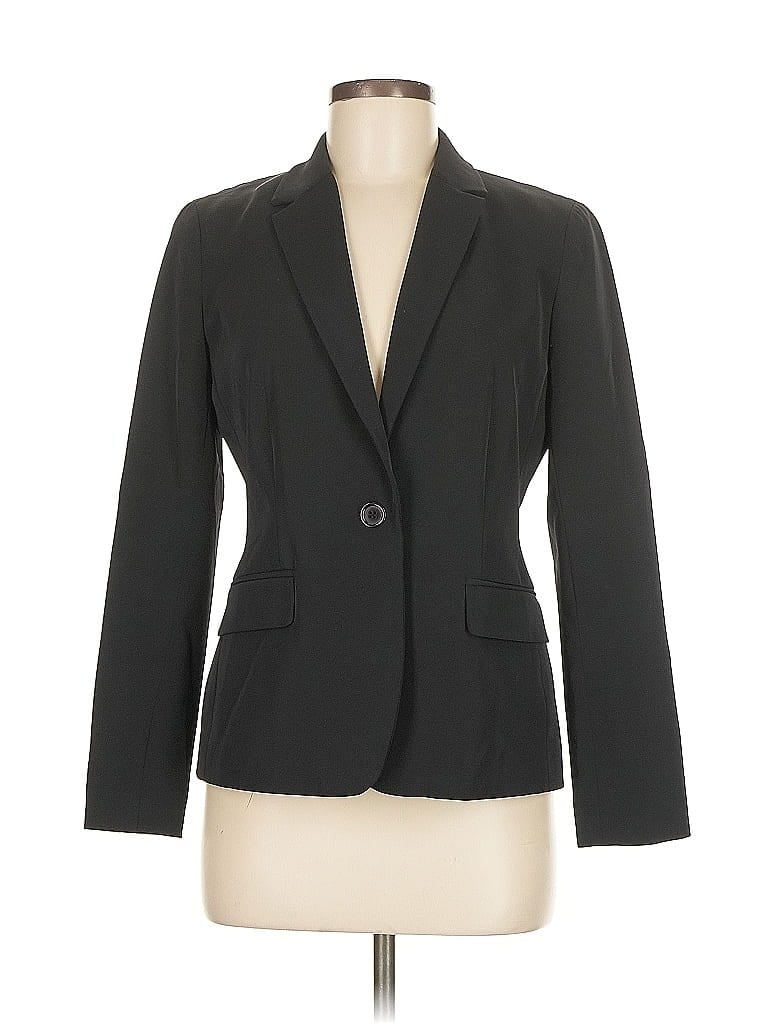 Pre-owned Inc International Concepts Blazer Jacket In Black