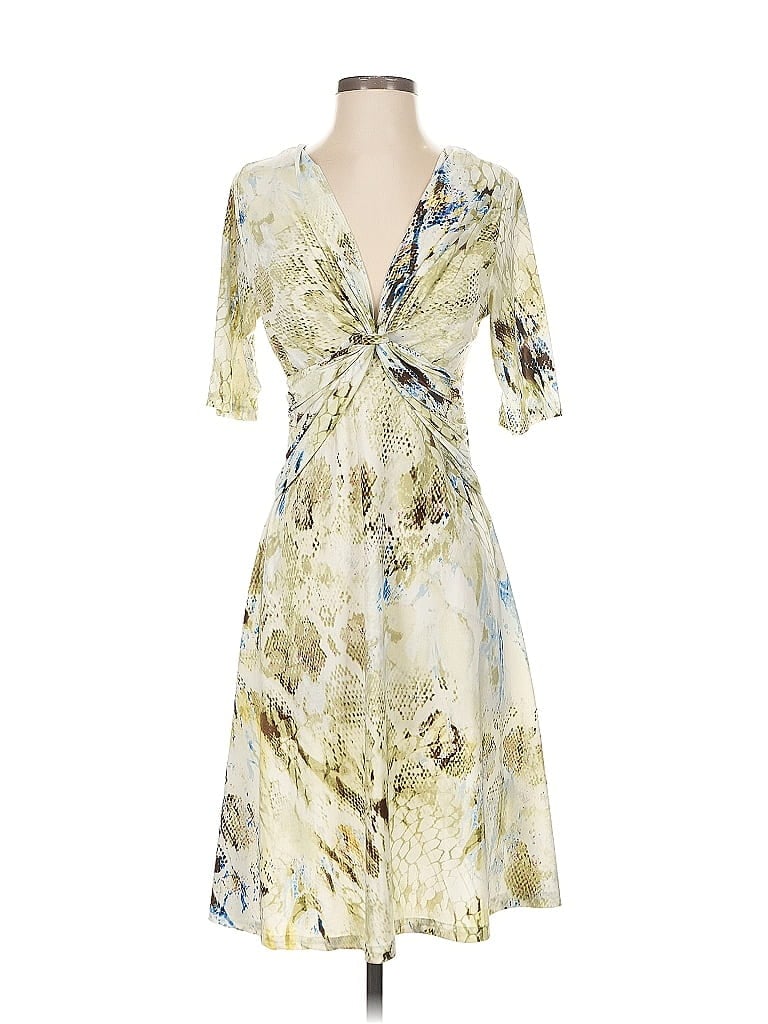 Pre-owned Mlle Gabrielle Cocktail Dress In White