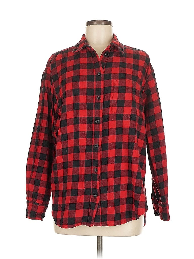 Click to view more detailed imagery on our partner's website Pre-owned Gap Long Sleeve Button Down Shirt In Red