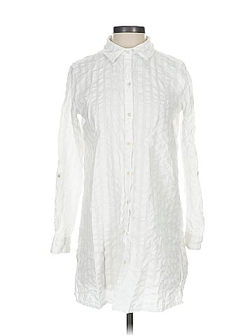 Sigrid Olsen Long Sleeve Button-Down Shirt (view 1)
