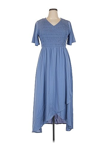 Olivaceous Casual Dress (view 1)