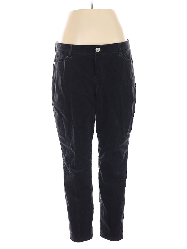 Pre-owned Jjill Casual Pants In Black