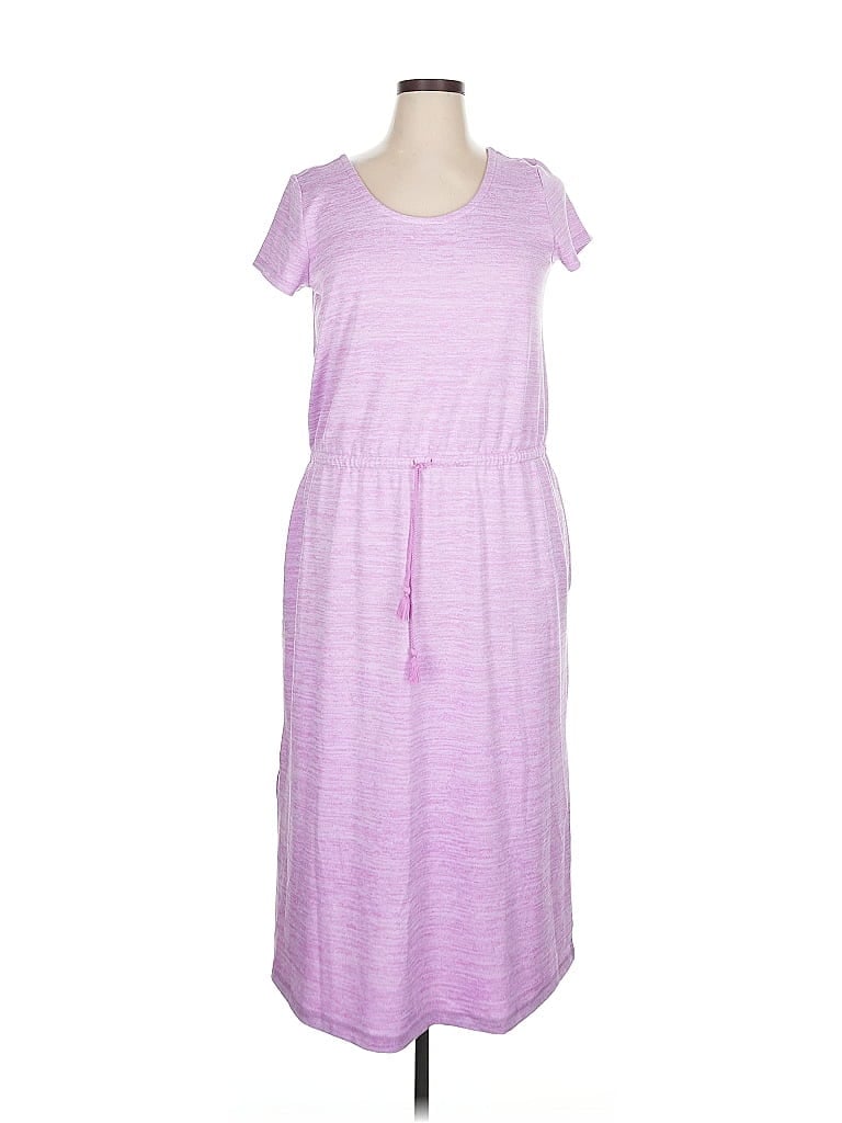 Pre-owned T By Talbots Casual Dress In Purple