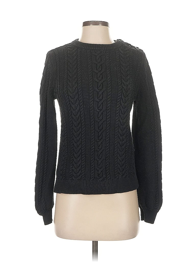 Pre-owned Banana Republic Pullover Sweater In Black