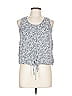 Charming Charlie 100% Rayon Gray Sleeveless Blouse Size L - photo 1