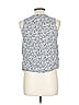 Charming Charlie 100% Rayon Gray Sleeveless Blouse Size L - photo 2