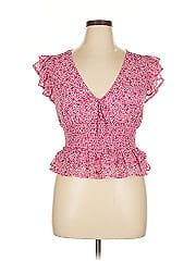 Lush Sleeveless Blouse