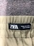 Zara 100% Polyester Solid Green Casual Pants Size S - photo 3