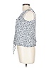 Charming Charlie 100% Rayon Gray Sleeveless Blouse Size L - photo 5