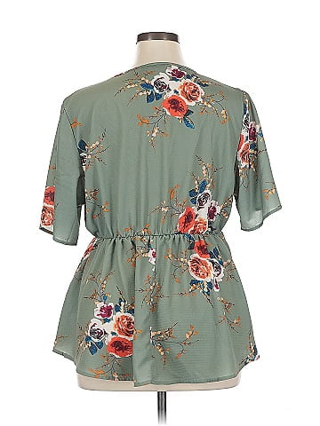 BLOOMCHIC Short Sleeve Blouse (view 2)