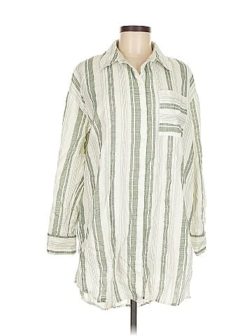 Vila 3/4 Sleeve Button-Down Shirt (view 1)