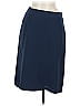 Mary McFadden 100% Polyester Solid Blue Formal Skirt Size 6 - photo 1