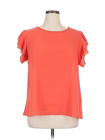 Perfect Peach Short Sleeve Top (view 1)