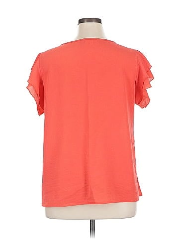 Perfect Peach Short Sleeve Top (view 2)