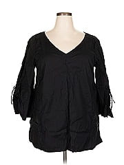 Lafayette 148 New York 3/4 Sleeve Blouse
