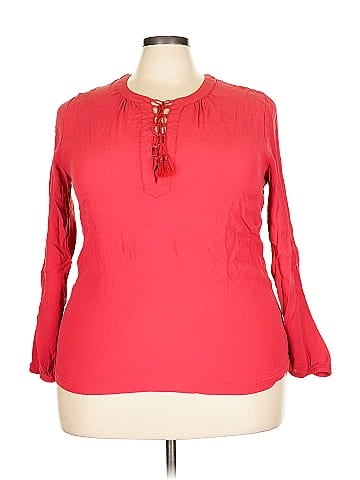 Time and Tru Long Sleeve Blouse (view 1)