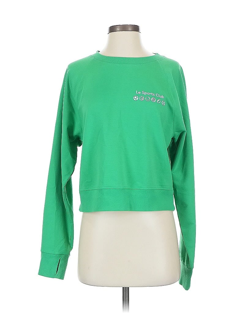 Pre-owned All In Motion Long Sleeve T-shirt In Green
