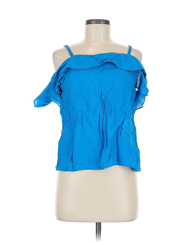 MAEVE Pre-owned Sleeveless Blouse In Blue
