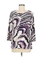 Jm Collection 3/4 Sleeve Top
