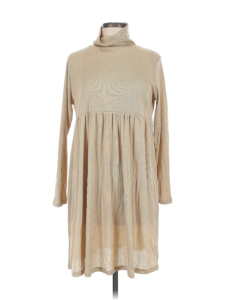 Pre-owned Boohoo Casual Dress In Brown