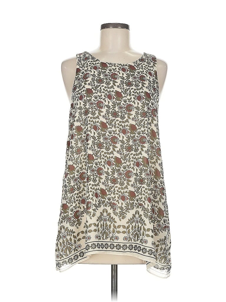Pre-owned Max Studio Sleeveless Blouse In Brown