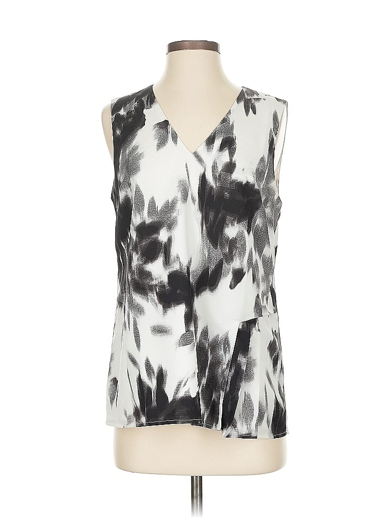 Pre-owned Banana Republic Sleeveless Blouse In Silver