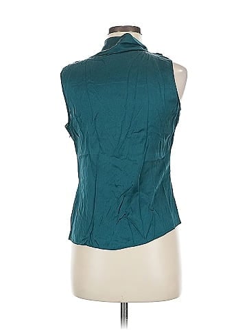T Tahari Sleeveless Silk Top (view 2)