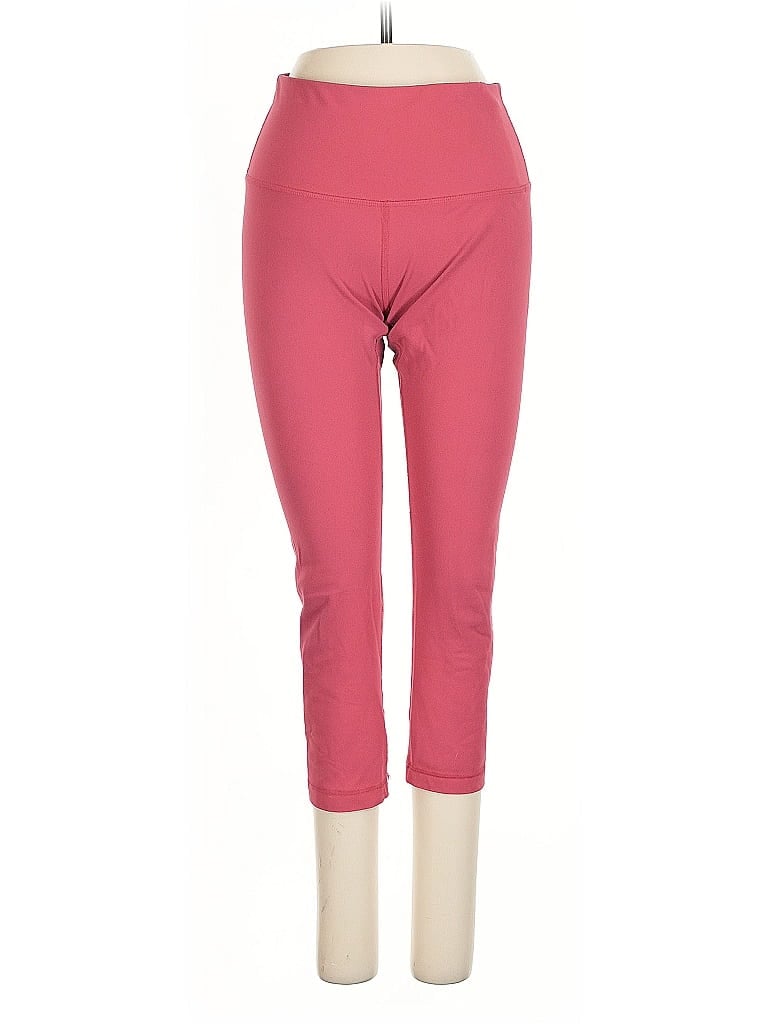 Pre-owned Yogalicious Active Pants In Pink