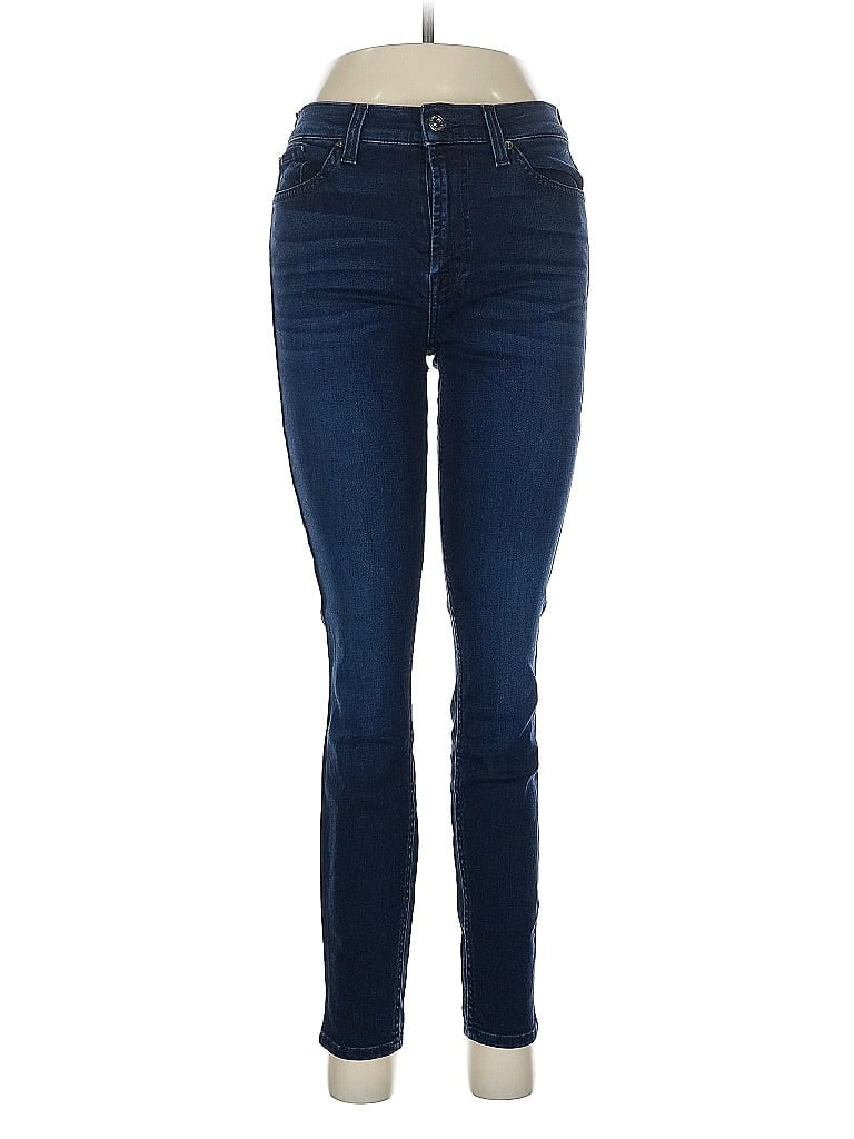 Pre-owned 7 For All Mankind Jeans In Blue