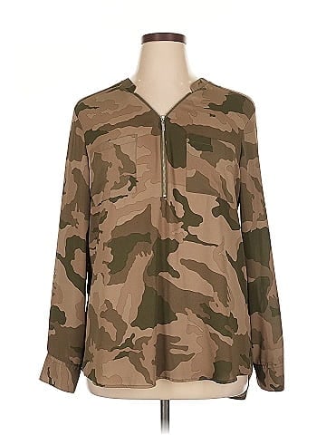 Soho JEANS NEW YORK & COMPANY Long Sleeve Blouse (view 1)