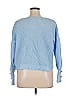 Unbranded 100% Polyester Solid Blue Pullover Sweater Size XL - photo 2