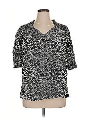 Terra & Sky Short Sleeve Blouse