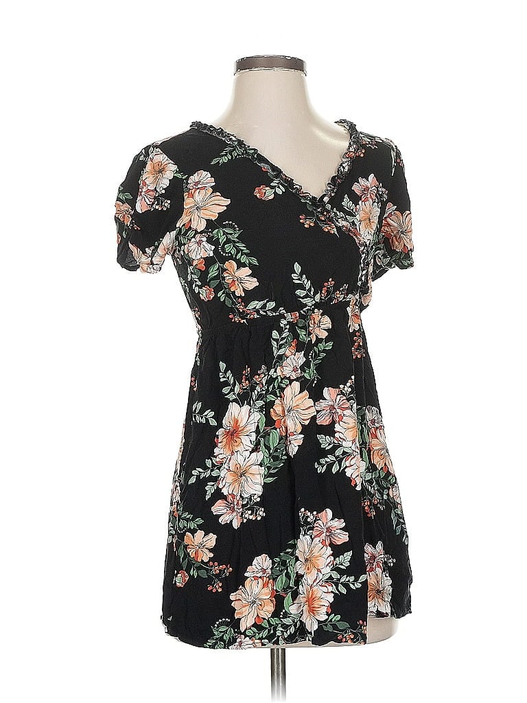 Pre-owned Xhilaration Casual Dress In Black