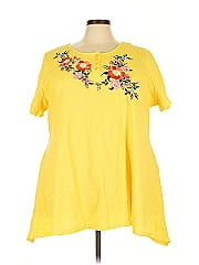 Woman Within Short Sleeve Blouse