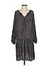 Ramy Brook 100% Polyester Gray Casual Dress Size S - photo 1