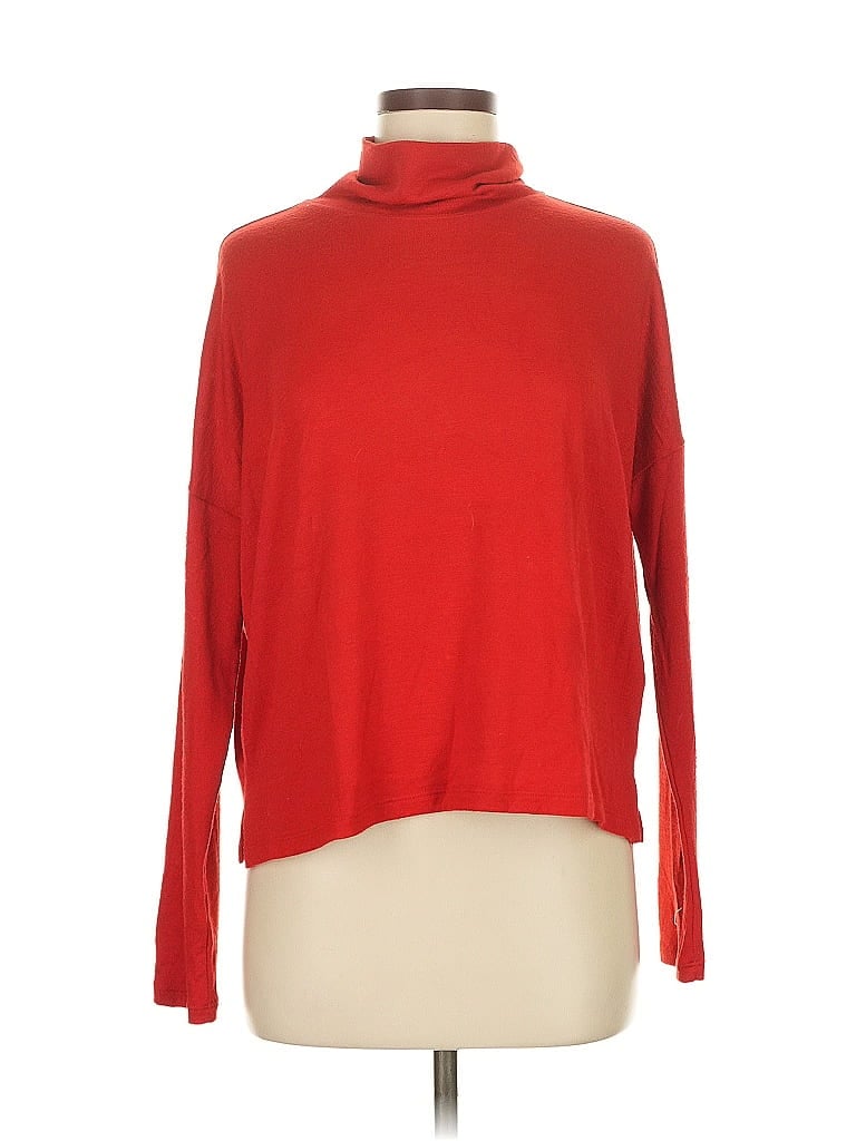 Pre-owned Banana Republic Turtleneck Sweater In Red