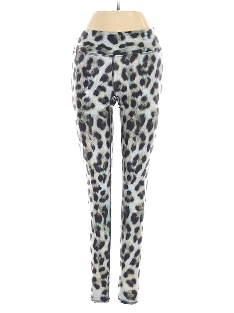 Pre-owned Terez Leggings In Silver