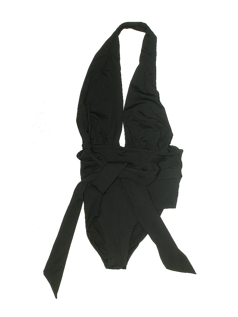 Pre-owned H&m One Piece Swimsuit In Black