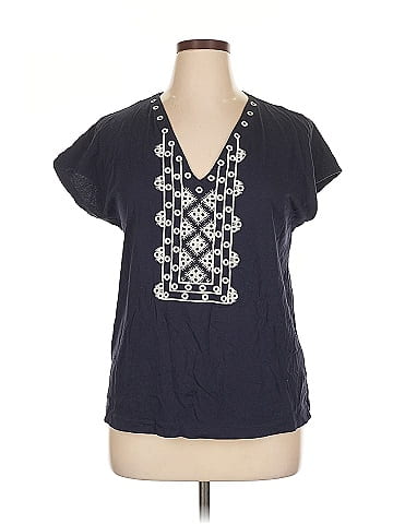 J.Crew Factory Store Short Sleeve Blouse (view 1)