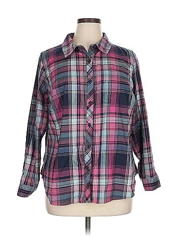 Cj Banks Long Sleeve Button-Down Shirt (view 1)