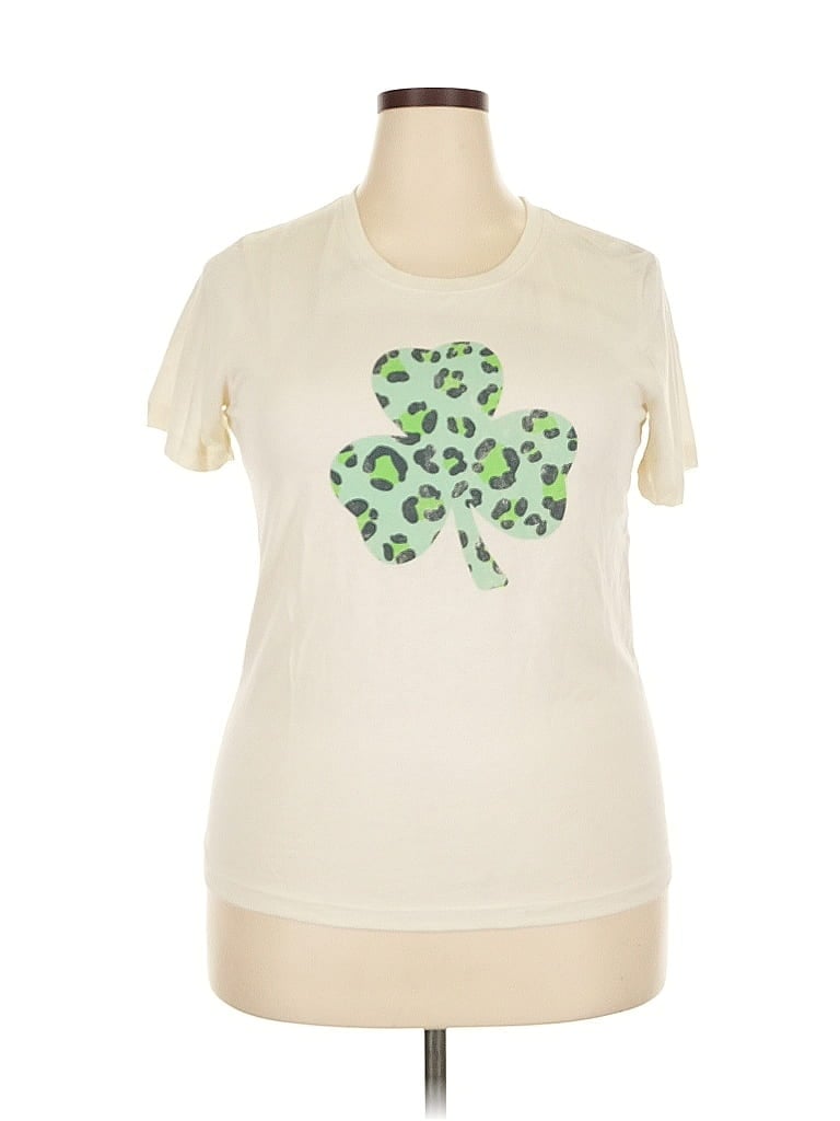 Pre-owned Fifth Sun Short Sleeve T-shirt In White