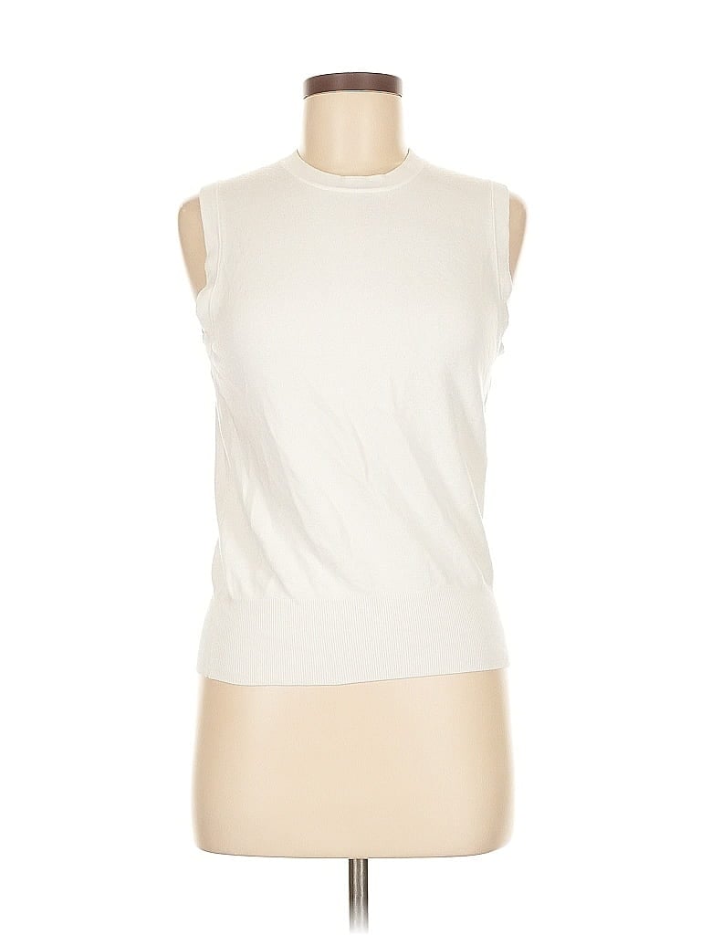 Pre-owned Zara Sweater Vest In White