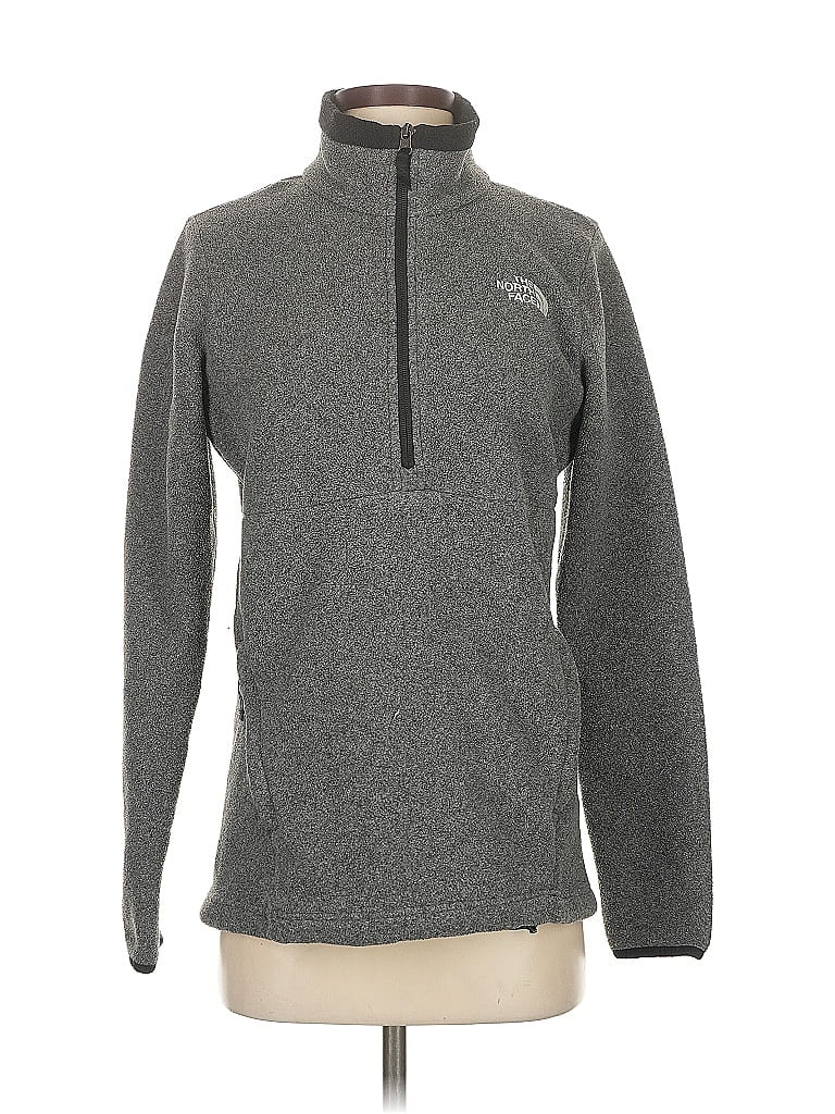 Pre-owned The North Face Fleece Jacket In Gray