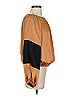 Vince Camuto 100% Polyester Brown 3/4 Sleeve Blouse Size S - photo 4