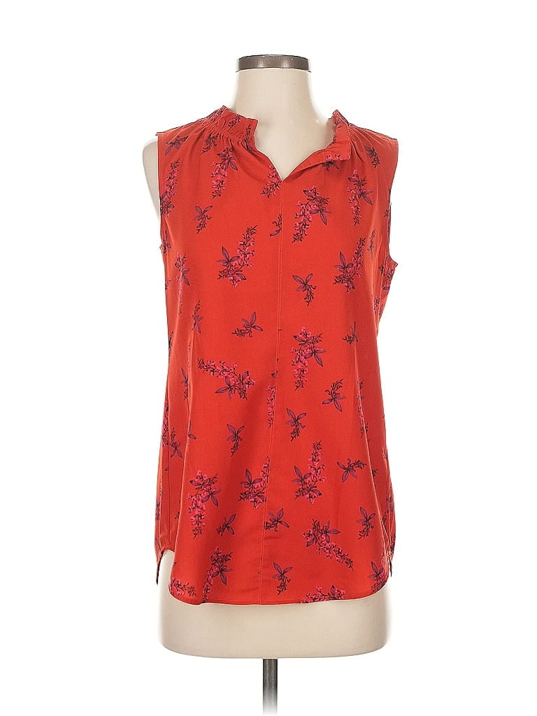 CABI Pre-owned Sleeveless Blouse In Red